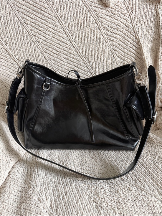 Handbags - oil-waxed genuine leather crossbody bag